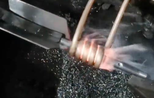高频黄色91视频网站 小轴表面淬火热处理
