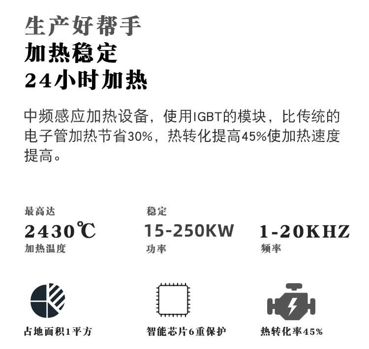 中频91视频黄色下载大全加热设备HTM-90AB 90KW中频淬火机(图4)