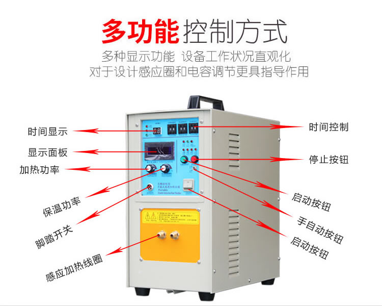 高频91视频黄色下载大全加热设备HT-15A 8KW高频焊机(图7)